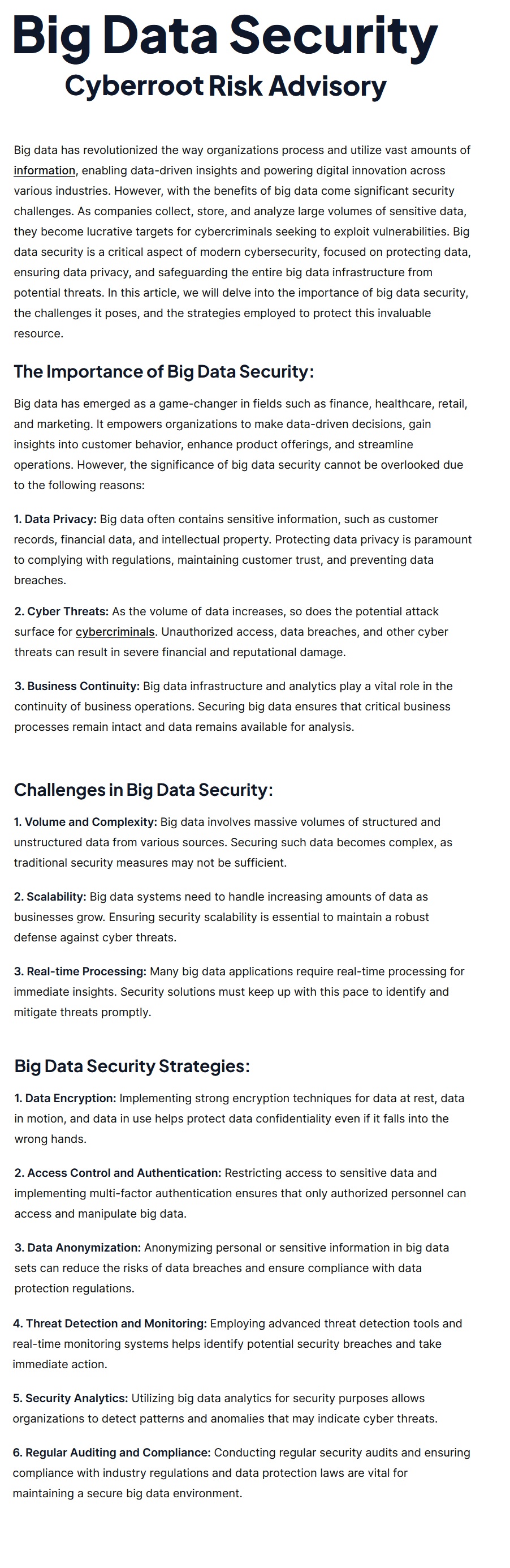Image for Big Data - Cyberroot Risk Advisory with ID of: 5740083