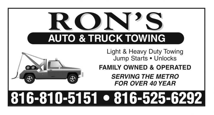 Ron's Auto & Truck Towing - Auto Towing Equipment - Lees Summit, MO