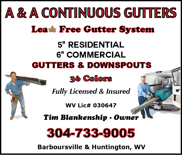Image for A & A Continuous Gutters with ID of: 593590