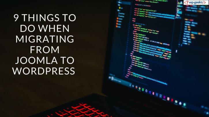 Image for 9 Things to do When Migrating From Joomla to WordPress with ID of: 4449493