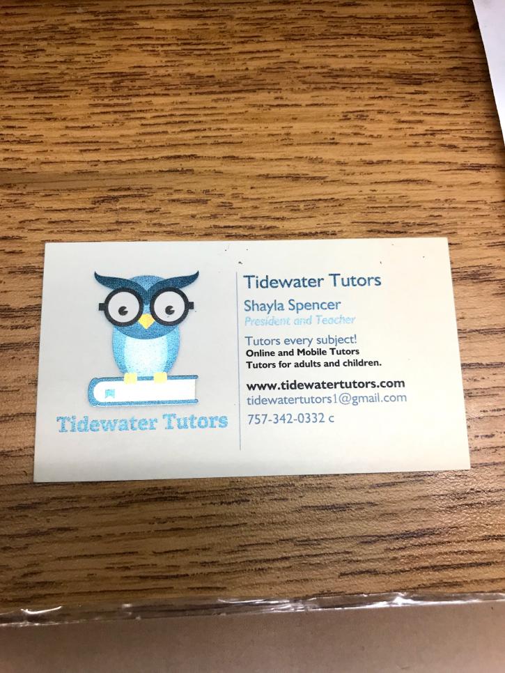 Image for Tidewater Tutors with ID of: 4482284