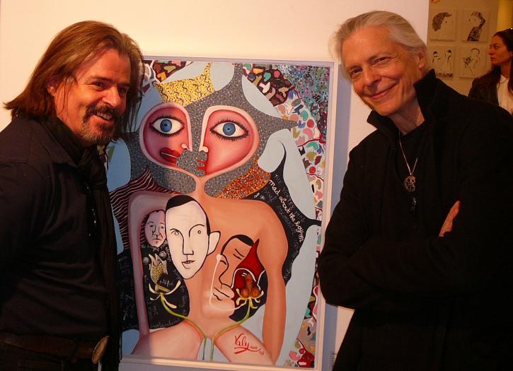 Image for ALEX GREY MAKES A VISIT TO PHILIPPE VALY AT THE METROPOLITAN PAVILION IN CHELSEA with ID of: 608184