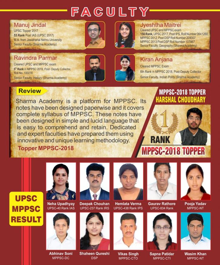 Image for Sharma Academy UPSC IAS MPPSC Coaching in Indore with ID of: 4851723