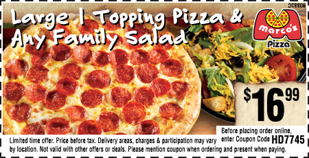 Image for Marco's Pizza with ID of: 615846