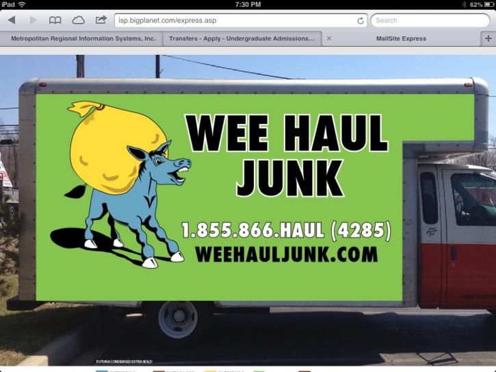 Image for WEE HAUL JUNK with ID of: 621163