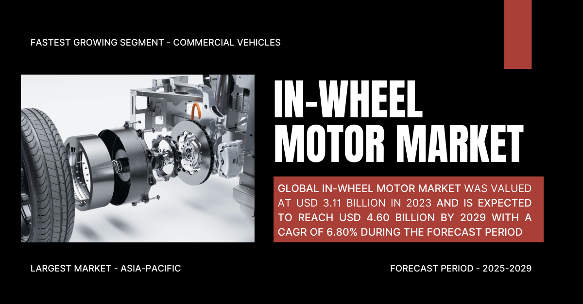 Image for In-Wheel Motor Market Analysis: Size ($3.11 Billion), Share, and Forecast (2029: $4.60 Billion) with ID of: 6260566