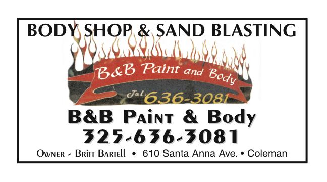 B & B Paint & Body - Collision Services - Coleman, TX