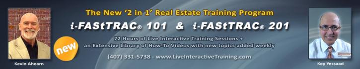 Image for Announcing the New ‘2 in 1’ Real Estate Training Programs i-FAStTRAC 101 and 201 with ID of: 631794