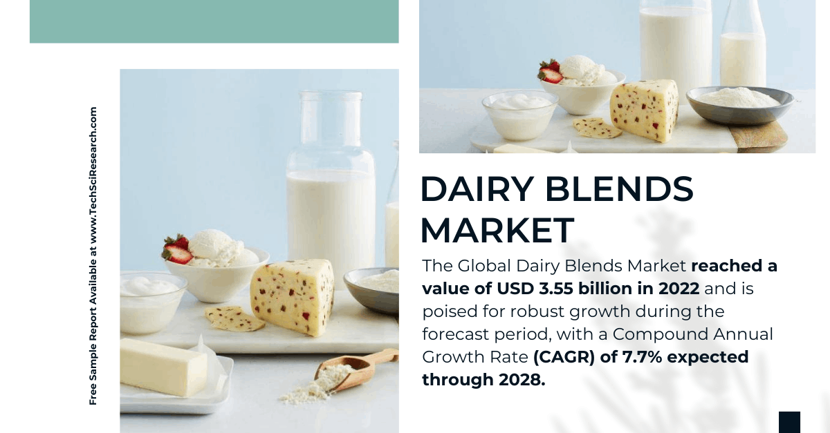 Image for Dairy Blends Market Share and Demand Analysis: USD 3.55 Billion with [7.7%] CAGR Forecast with ID of: 6429103