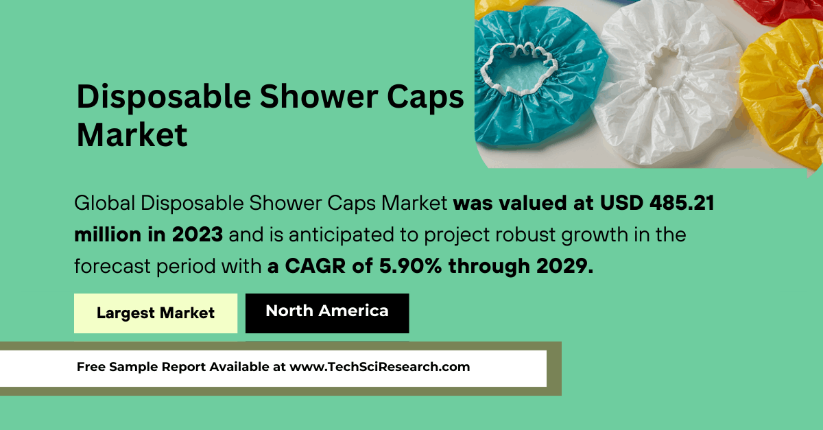 Image for Disposable Shower Caps Market Growth: Valued at [USD 485.21 Million] with a Projected [CAGR of 5.90%] with ID of: 6447985