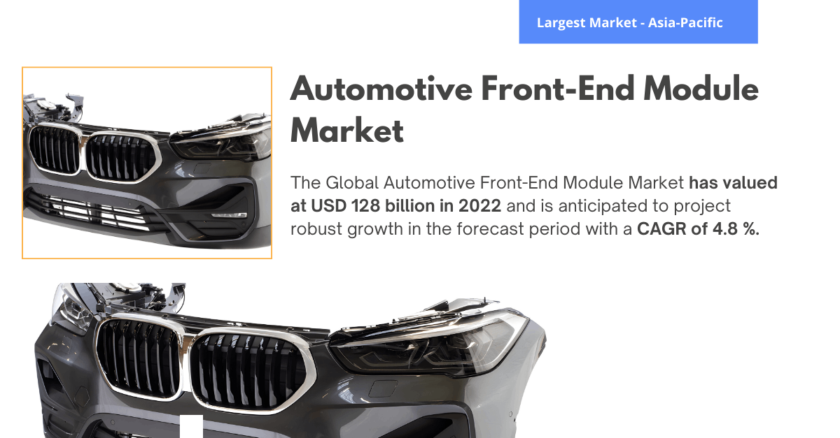 Image for Automotive Front-End Module Market Hits [USD 128 Billion] with [4.8% CAGR] Forecast with ID of: 6465968