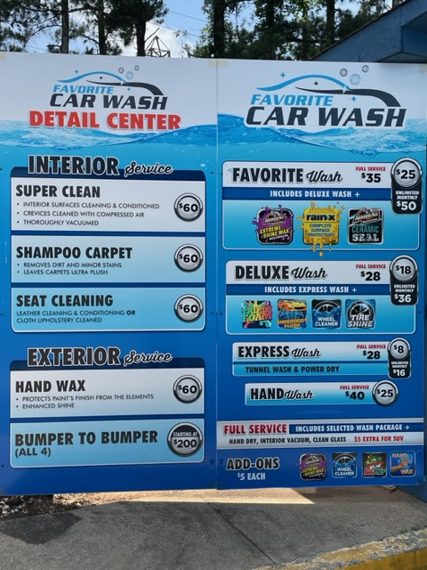 Image for Favorite Car Wash with ID of: 5697129