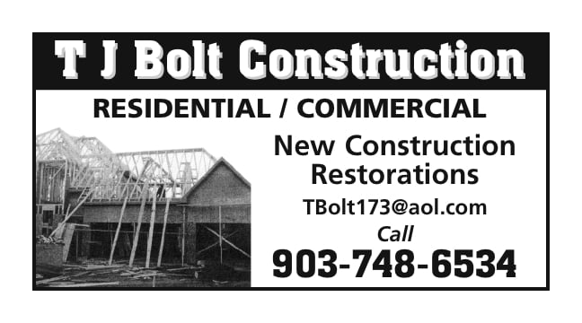 TJ Bolt Construction - Construction Companies - Atlanta, TX