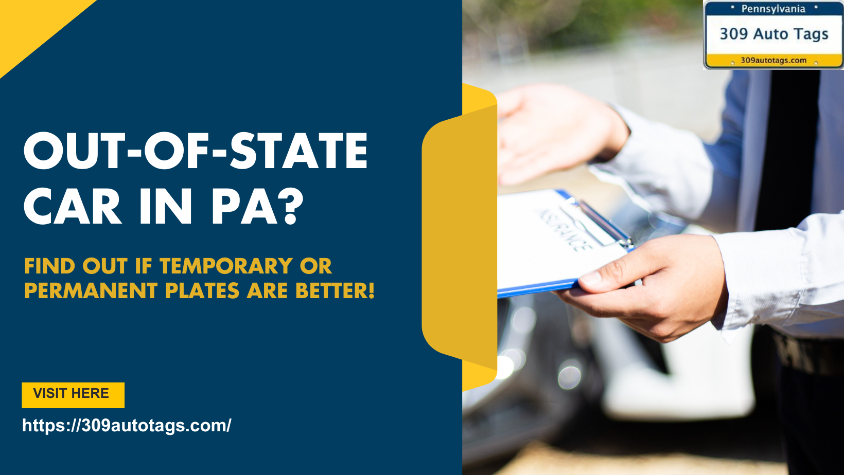Image for Temporary Tags vs. Permanent Registration: What’s Best for Out-of-State Cars in Pennsylvania? with ID of: 6524914