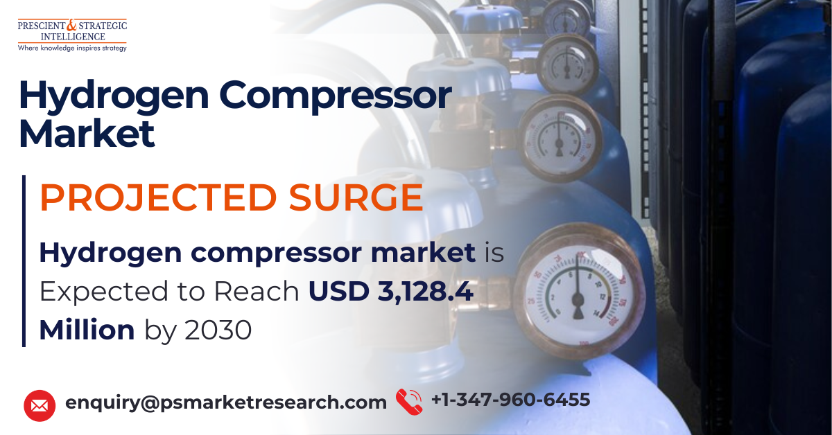Image for Hydrogen Compressor Market Share, Growth and Demand Forecast to 2030 with ID of: 6534835