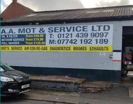 Image for AA Mot & Service Centre Ltd with ID of: 6588806