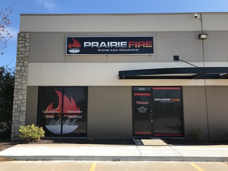 Image for Prairie Fire Signs & Graphics | Sign Company, Lobby Signs, Exterior Signs, Logo Signs, Office Signs with ID of: 6076261