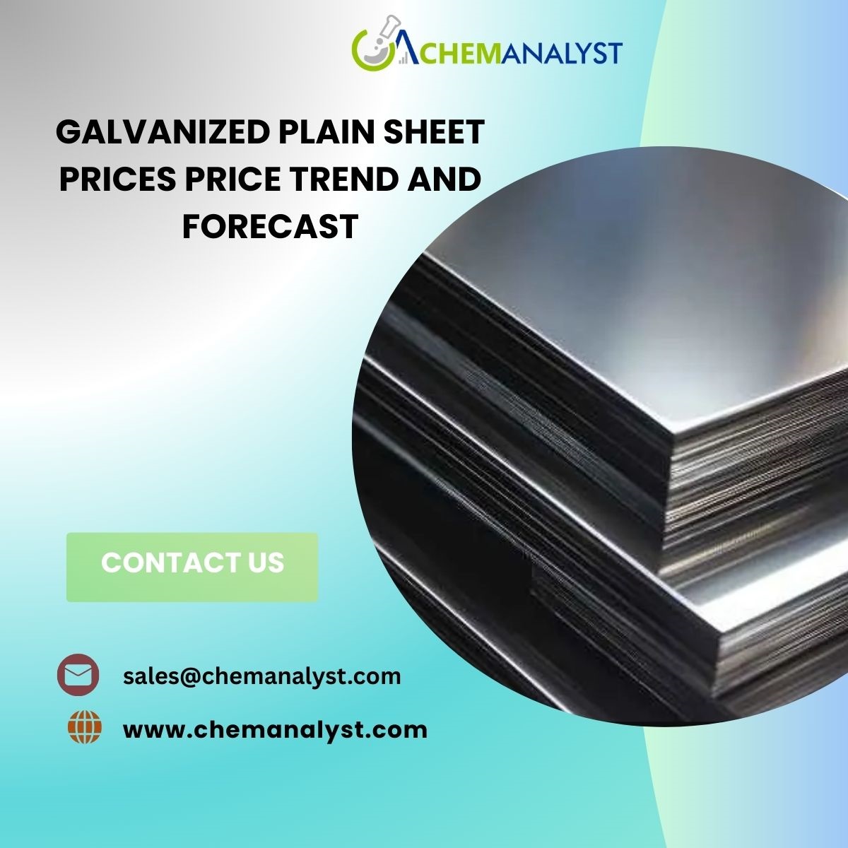 Image for Galvanized Plain Sheet Price Index, Trend, Chart, News, Demand and Forecast with ID of: 6701216