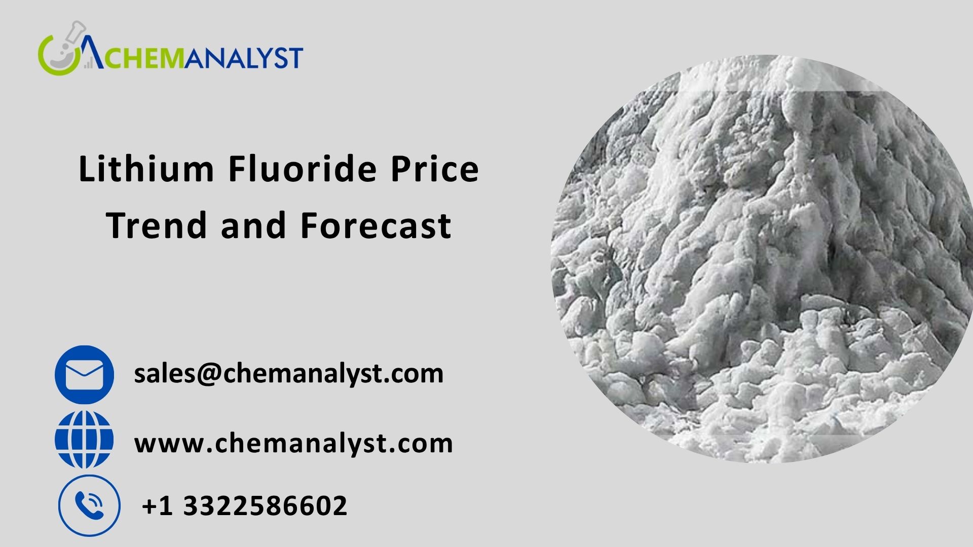 Image for Lithium Fluoride Price Trends and Demand Forecast Analysis with ID of: 6726324