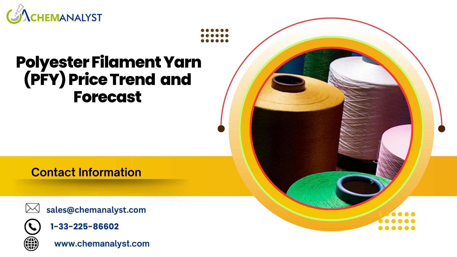Image for Polyester Filament Yarn (PFY) Price Chart, Trend, Index, News, Demand, and Forecast 2025 with ID of: 6736474