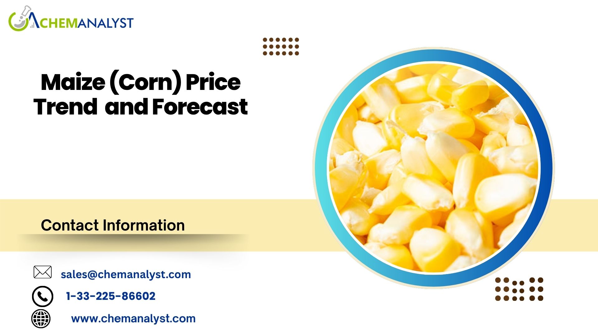 Image for Maize (Corn) Price Chart, Trend, Index, News, Demand and Forecast with ID of: 6738765