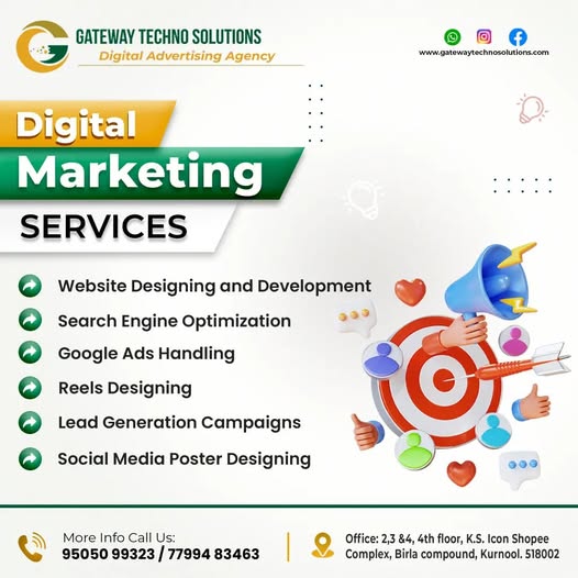 Image for Gateway Techno Solutions | Creative Logo, Web Design & Digital Marketing with ID of: 6739744