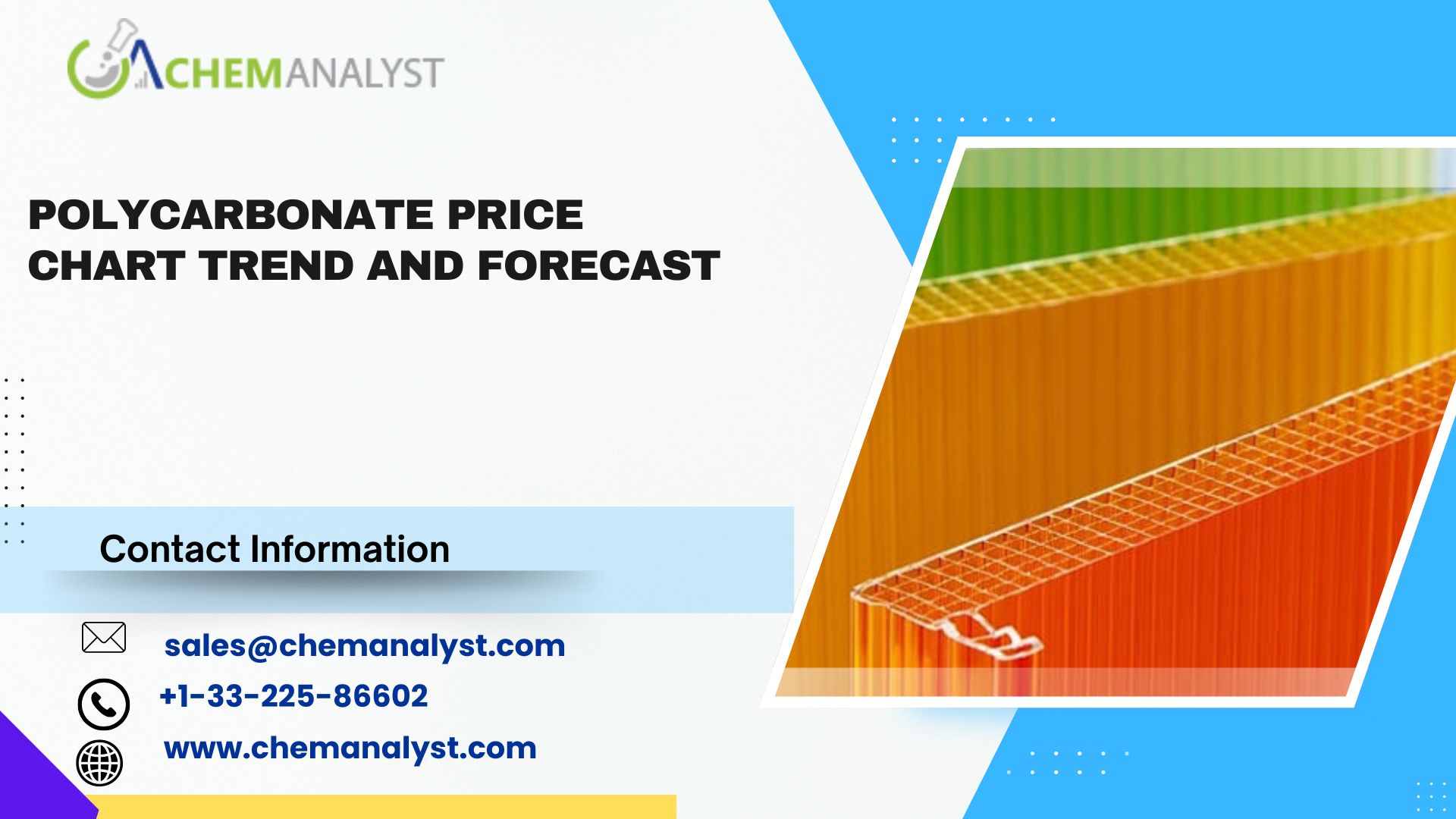 Image for Polycarbonate Prices, Trends, Chart, News, Index and Market Demand | Q3 2025 with ID of: 6767414