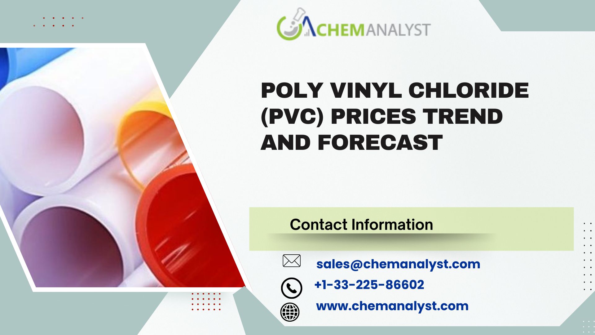 Image for Poly Vinyl Chloride (PVC) Prices, Trends, Chart, News, Index and Market Demand | Q3 2025 with ID of: 6767446