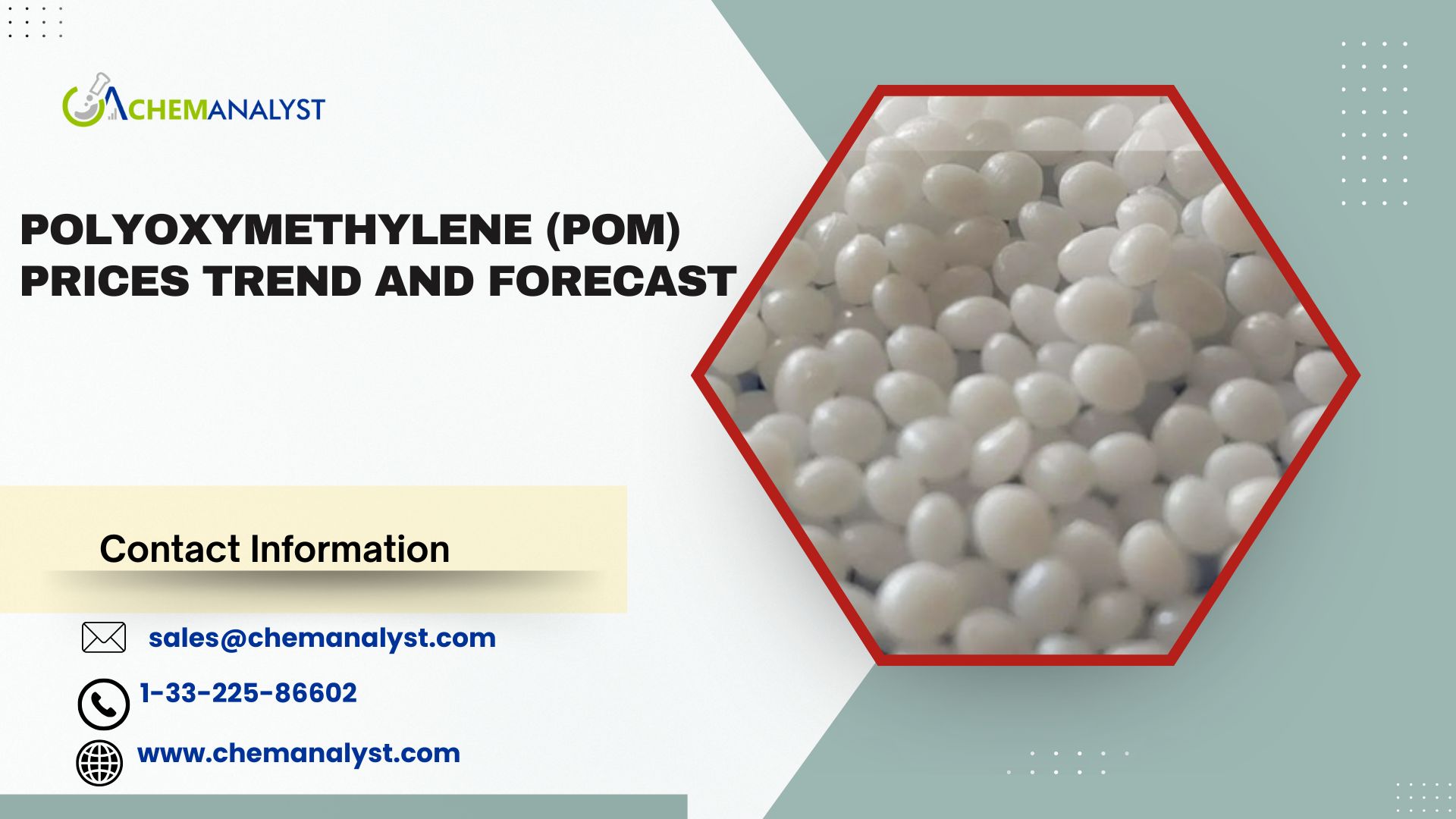 Image for Polyoxymethylene (POM) Prices, Chart, Index, Trends, Demand and Forecast | Q3 2025 with ID of: 6784745