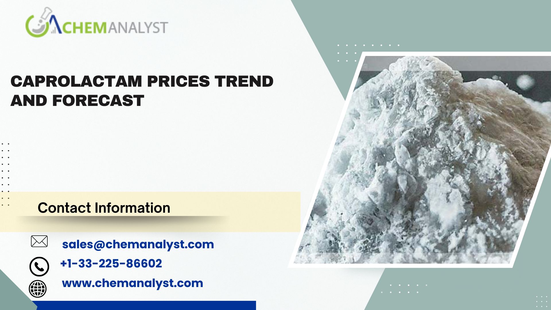 Image for Caprolactam Prices, Chart, Index, Trends, Demand and Forecast | Q3 2025 with ID of: 6784814