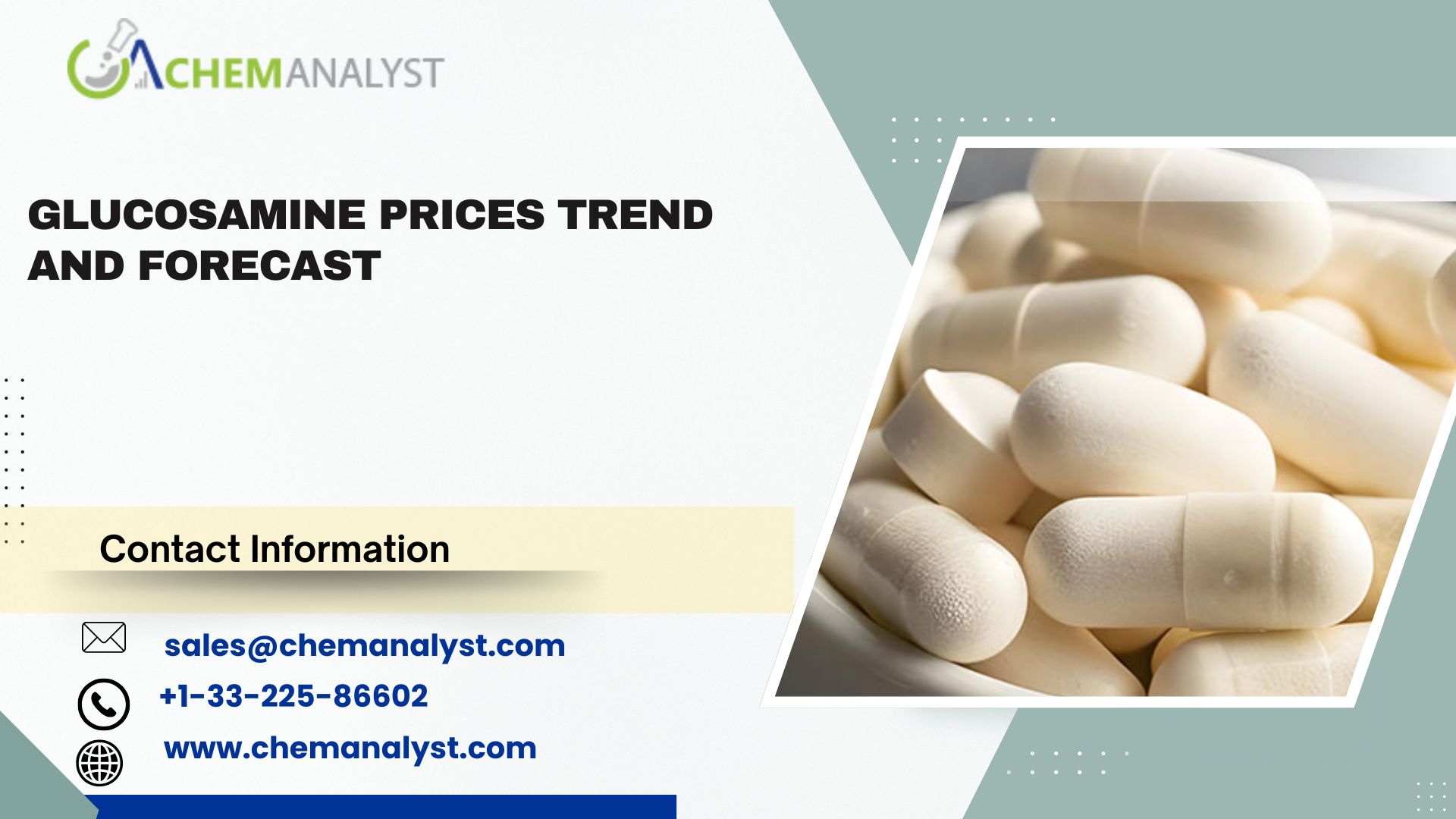 Image for Glucosamine Prices, Chart, Index, Trends, Demand and Forecast | Q3 2025 with ID of: 6789557