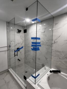 Image for Clear Design Custom Glass Shower & Railing with ID of: 6355970