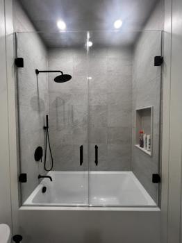 Image for Clear Design Custom Glass Shower & Railing with ID of: 6355971
