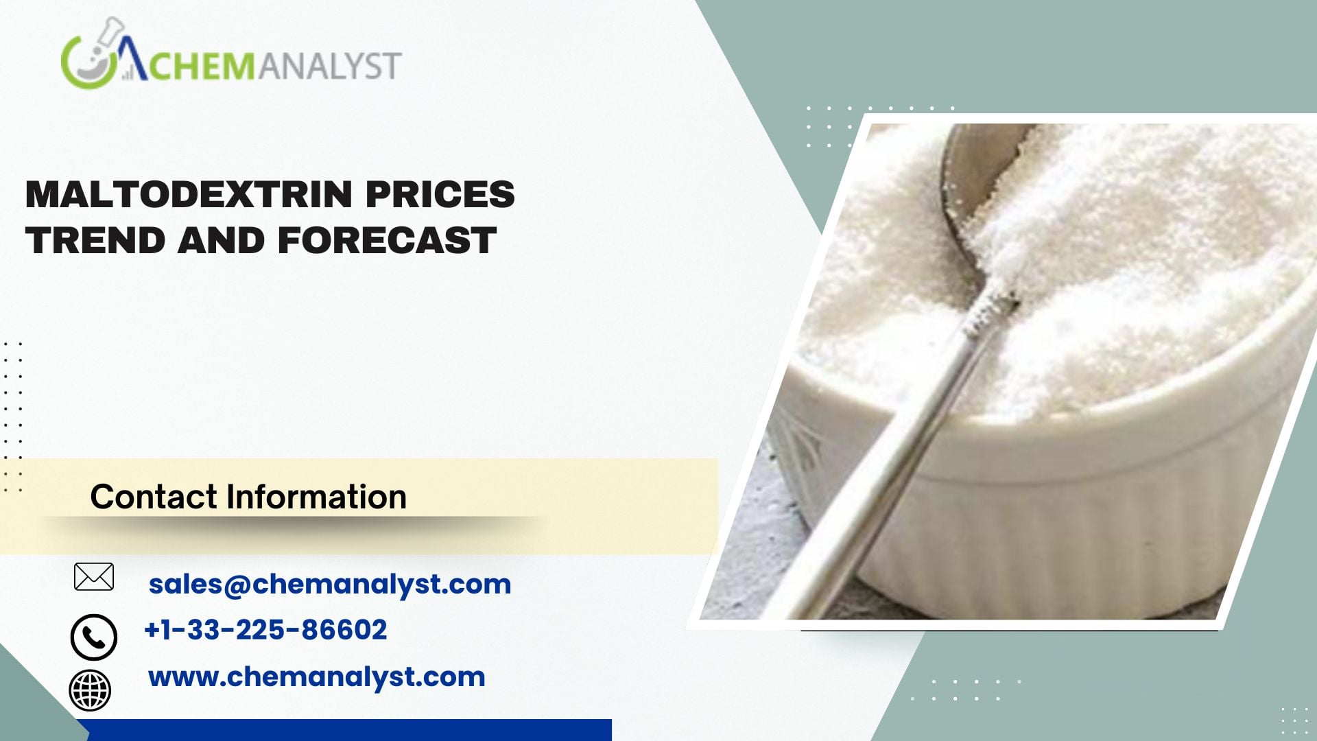 Image for Maltodextrin Prices, Chart, Index, Trends, Demand and Forecast | Q3 2025 with ID of: 6793659