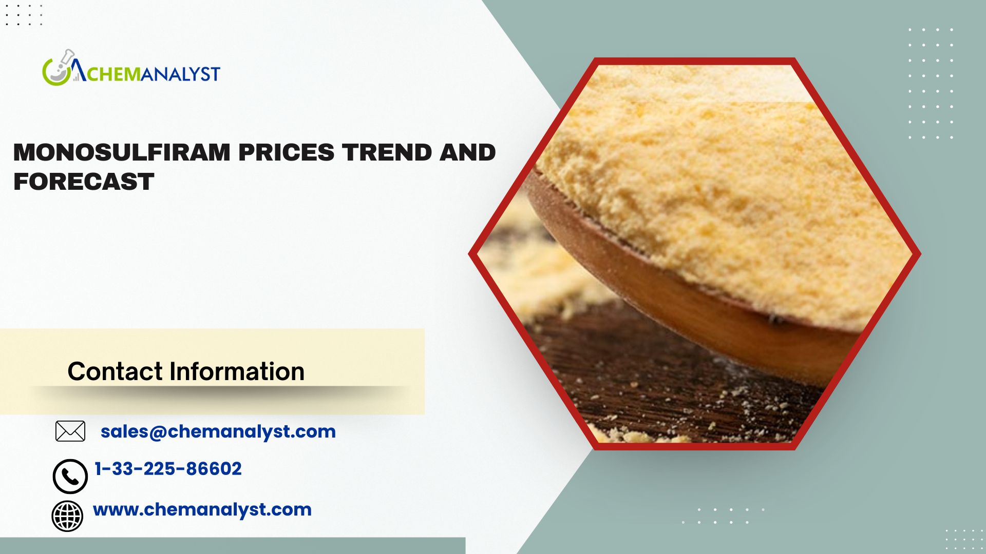 Image for Monosulfiram Prices, Chart, Index, Trends, Demand and Forecast | Q3 2025 with ID of: 6797105