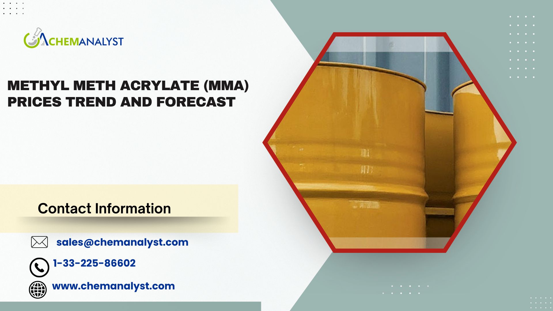 Image for Methyl Meth Acrylate (MMA) Prices, Chart, Index, Trends, Demand and Forecast | Q3 2025 with ID of: 6797255