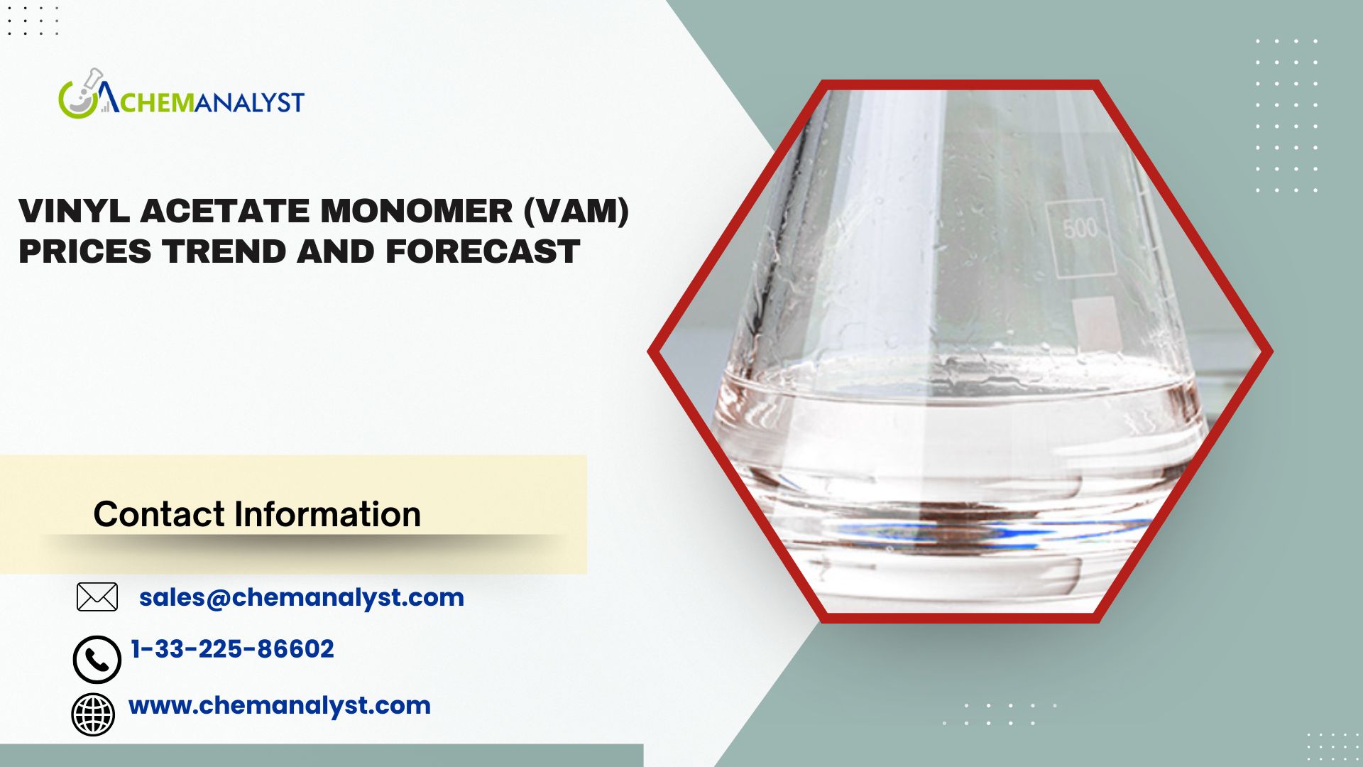 Image for Vinyl Acetate Monomer (VAM) Prices, Chart, Index, Trends, Demand and Forecast | Q3 2025 with ID of: 6799278