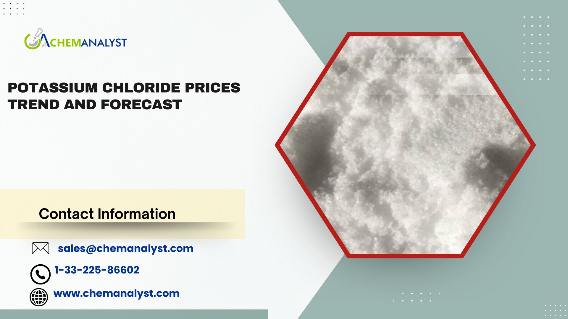 Image for Potassium Chloride Prices, Chart, Index, Trends, Demand and Forecast | Q3 2025 with ID of: 6799485