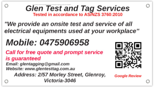 Image for Glen test and tag services with ID of: 6430942