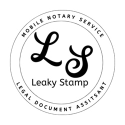 Image for Leaky Stamp - Mobile Notary with ID of: 6802135