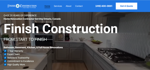 Image for Finish Construction | Guelph Cambridge Kitchen Bathroom Basement Renovations with ID of: 6596494