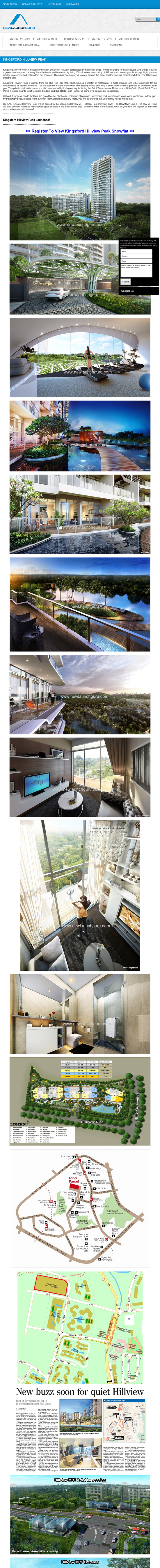Image for New Launch Guru - Kingsford Hillview Peak is nestled in the quiet enclave of Hillview with ID of: 689039