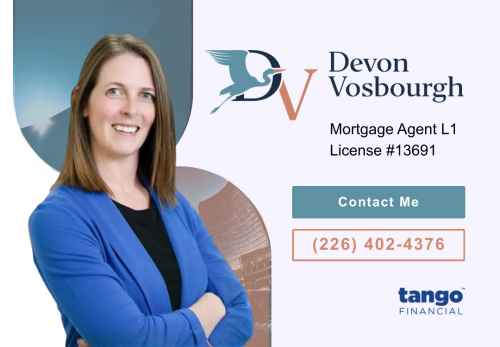 Image for Devon Vosbourgh, Mortgage Agent L1- Tango Financial- Lic 13691- Sarnia, Ontario with ID of: 6837051