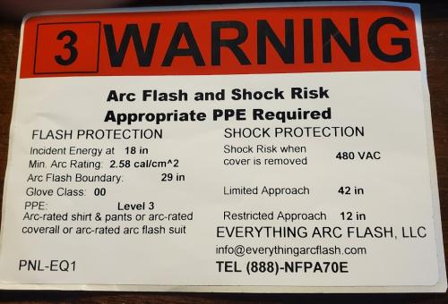 Image for Everything Arc Flash with ID of: 6880660