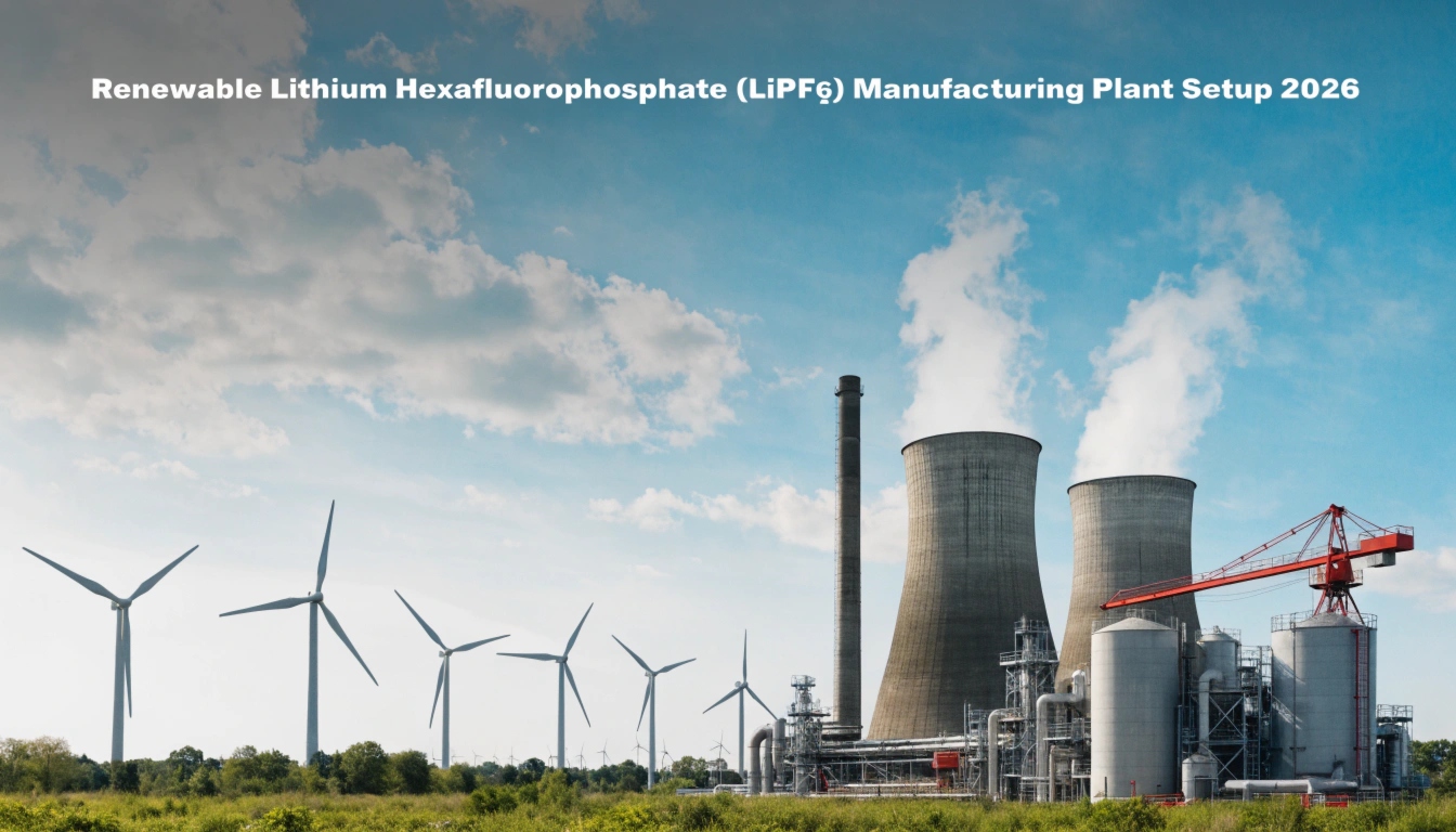 Image for Renewable Lithium Hexafluorophosphate (LiPF₆) Manufacturing Plant Cost Report 2026: CapEx/OpEx, & ROI Breakdown with ID of: 6975578