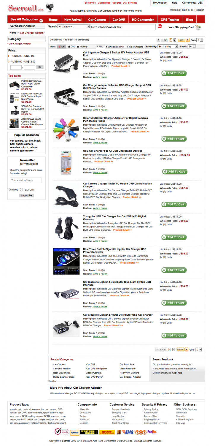 Image for Secrooll.com - High Quality Car Accessories with ID of: 698279