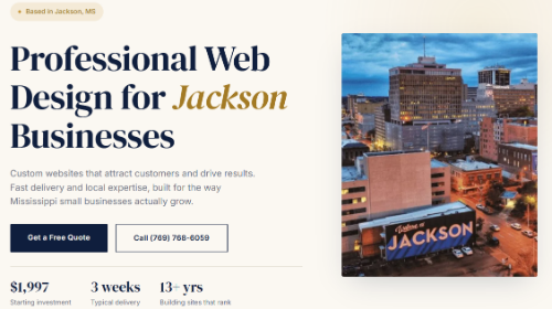 Image for Jackson Website Designer with ID of: 7087269