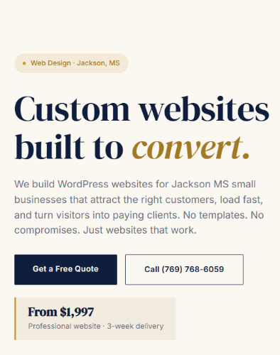Image for Jackson Website Designer with ID of: 7087271