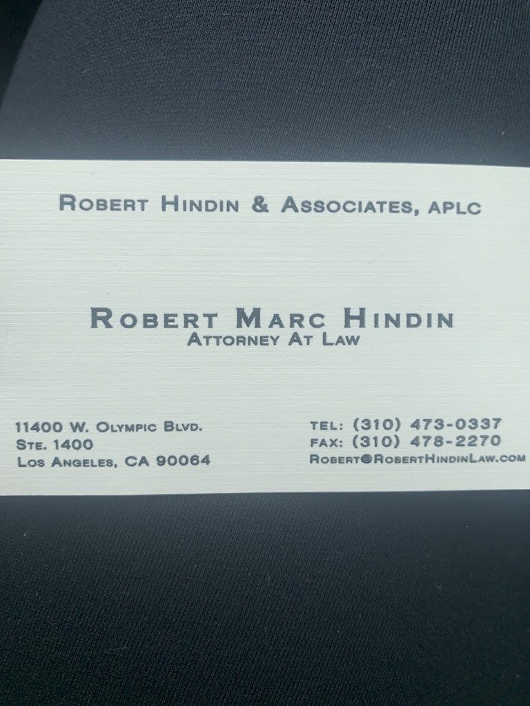 Image for Robert Hindin & Associates, APLC with ID of: 7104455