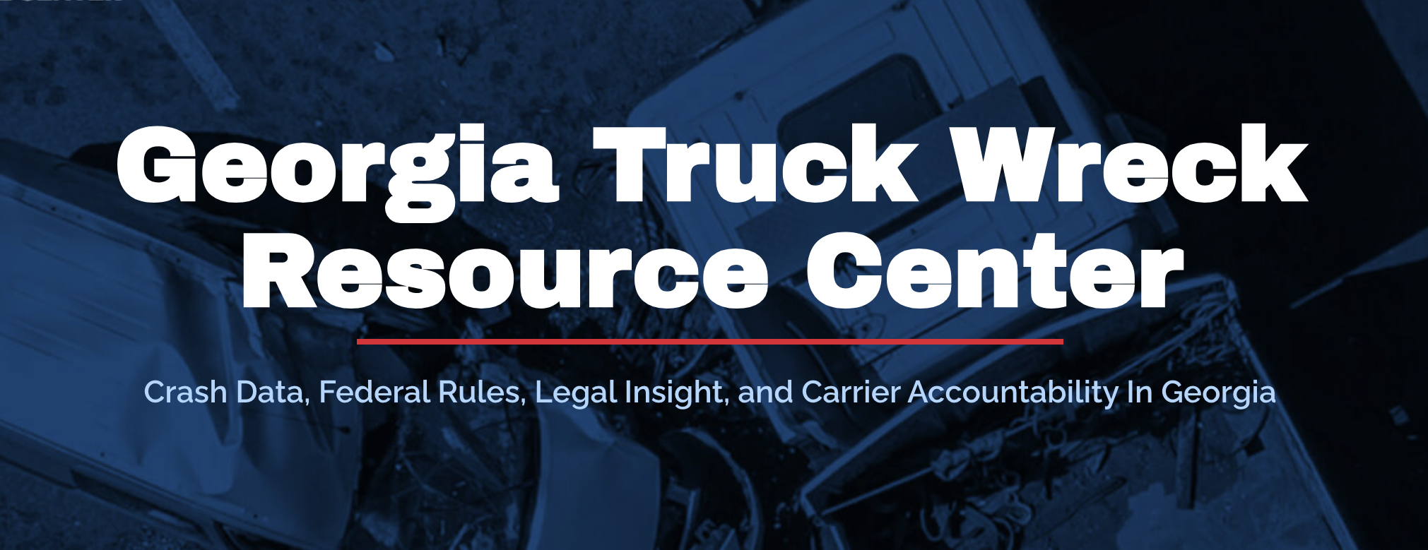 Image for Georgia Truck Wreck Resource Center with ID of: 7142060